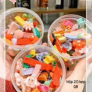 Hộp 20 kẹp tóc cho bé