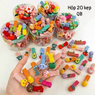 Hộp 20 kẹp tóc cho bé