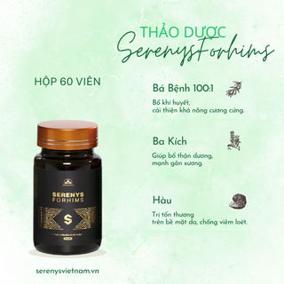 Viên uống tăng cường sinh lý nam Serenys Forhims 60 viên