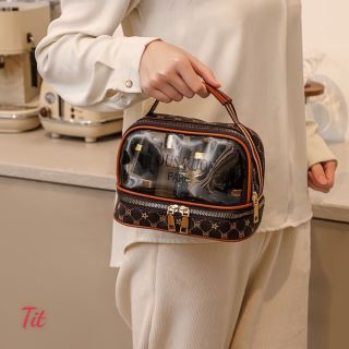 Túi đựng mỹ phẩm 2 tầng