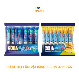Kẹo Golia Activ Plus nhân Syro thảo dược và Golia Activ Plus nhân mật ong hương chanh lốc 16 thỏi