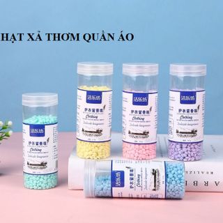 Hạt xả thơm quần áo máy giặt cao cấp, viên xả vải thơm hũ 110G - Viên xả thơm vải giá sỉ