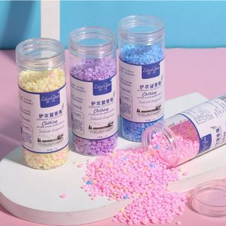 Hạt xả thơm quần áo máy giặt cao cấp, viên xả vải thơm hũ 110G - Viên xả thơm vải giá sỉ