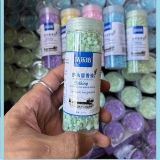Hạt xả thơm quần áo máy giặt cao cấp, viên xả vải thơm hũ 110G - Viên xả thơm vải giá sỉ