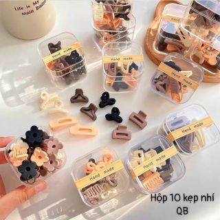 Hộp 10 kẹp tóc nhí.