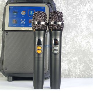Loa Màn Hình Karaoke K80 - Pin 3000mAh Kèm 2 Micro Âm Thanh Sống Động