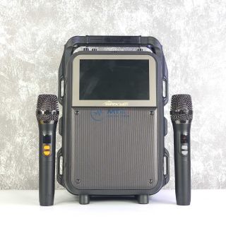 Loa Màn Hình Karaoke K80 - Pin 3000mAh Kèm 2 Micro Âm Thanh Sống Động