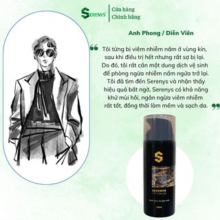 Dung dịch vệ sinh nam khử mùi làm hồng vùng kín Serenys Optimus 120ml