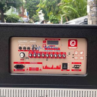 Loa Kéo AT T6800 - 2 Bass 40 Công Suất Lớn kèm 2 Micro