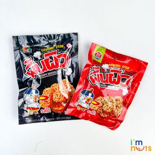 Snack mì tôm trẻ em vị gà cay Thái Lan Funny Castle - Mì viên đen và đỏ giá sỉ