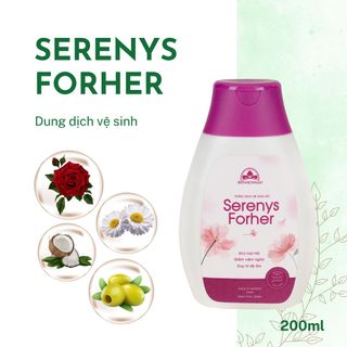 Dung dịch vệ sinh làm sạch vùng kín nữ Serenys Forher 200ml