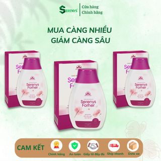 Dung dịch vệ sinh làm sạch vùng kín nữ Serenys Forher 200ml