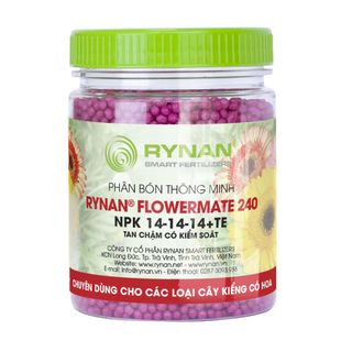 Phân Bón Thông Minh Rynan Flowermate 240 - Dưỡng Thân Cành Lá Phong Lan Và Hoa Kiểng (Hủ 150g) giá sỉ