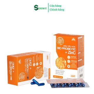 Viên uống tăng cường tiêu hóa Bio Probiotic +ZinC Hộp 30 viên