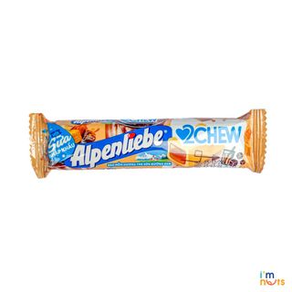 Kẹo mềm Alpenliebe 2Chew đủ vị dạng thỏi - Hương Dâu, Nho, Chanh dây hạt chia, Trà sữa đường đen