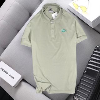 ÁO THUN CỔ BẺ THÊU CÁ SẤU 01