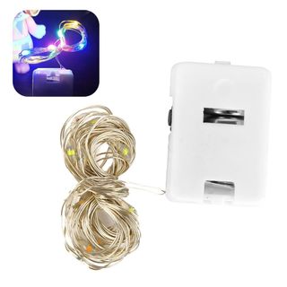 đen led đom đóm sẳn pin cúc áo, 1m, 2m