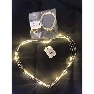 đen led đom đóm sẳn pin cúc áo, 1m, 2m