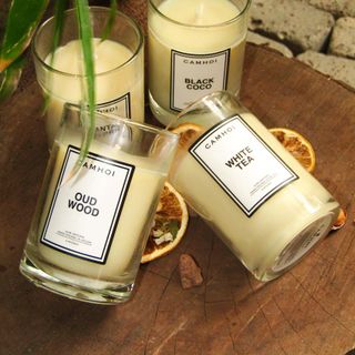Nến thơm Santal Myrhh Cẩm Hội Candle 4.4oz/130ml | Hương Gỗ Đàn Hương Ấn độ kết hợp rễ cây Iris bí ẩn