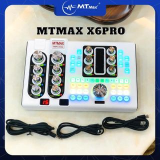 Soundcard MTMAX X6Pro - Thiết Bị Hỗ Trợ Thu Âm Và Phát Sóng Livestream Chất Lượng Cao giá sỉ