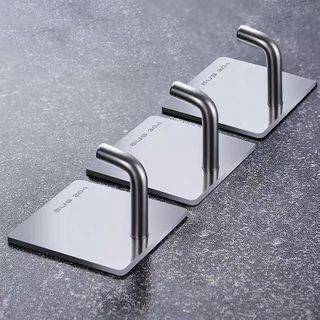 Móc dán tường inox sus 304 treo đồ đa năng - Huy Tưởng