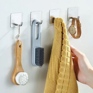 Móc dán tường inox sus 304 treo đồ đa năng - Huy Tưởng