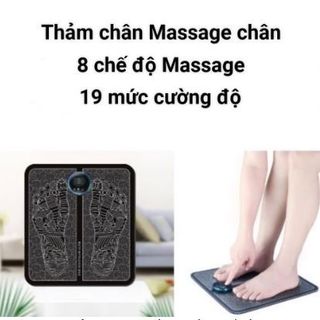 THẢM MASSAGE CHÂN TRỊ LIỆU 8 CHẾ ĐỘ