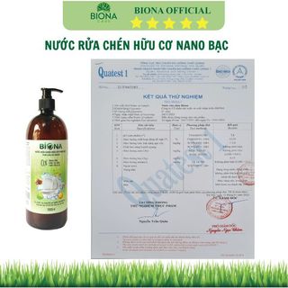 NƯỚC RỬA CHÉN HỮU CƠ NANO BẠC BIONA