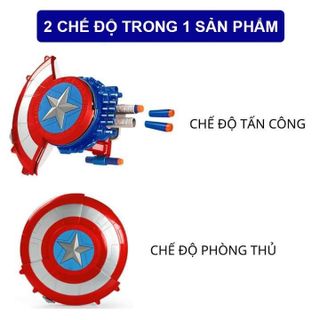 Đồ Chơi Khiên Siêu Anh Hùng Marvel Avengers Captain America Đổi Chế Độ Cá Tính Cho Trẻ Em