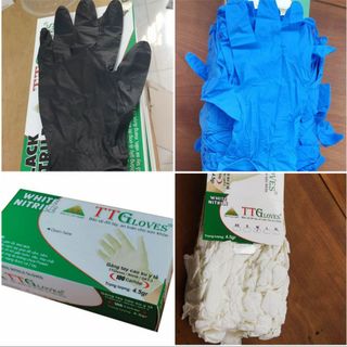 GĂNG TAY CAO SU NITRILE MÀU ĐEN 4.0G