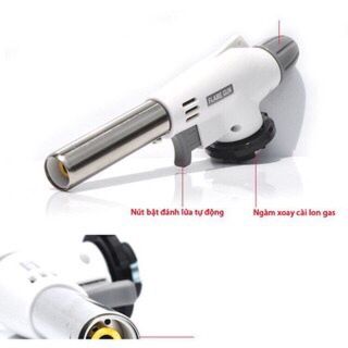 Đầu khò gas, đèn khò ga [ HÀNG LOẠI 1 ]có mồi lửa sử dụng cho bình gas mini