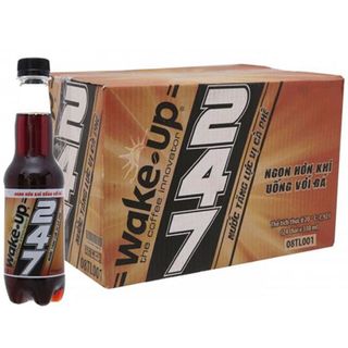 Nước tăng lực Wakeup 247 330ml vị cafe (24chai/Thùng) giá sỉ