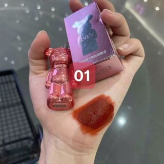 Son móc khóa hình gấu