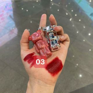 Son móc khóa hình gấu