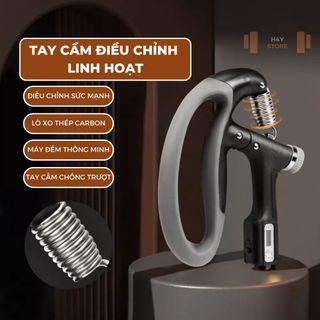 SP082-Kìm bóp tay 100kg 120kg dụng cụ tập tay gym có điều chỉnh lực có đếm số lò xo hỗ trợ hiệu quả tập cơ ngón tay tại nhà giá sỉ