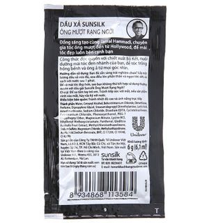 Dầu xả Sunsilk gói 6g (600gói/Thùng)