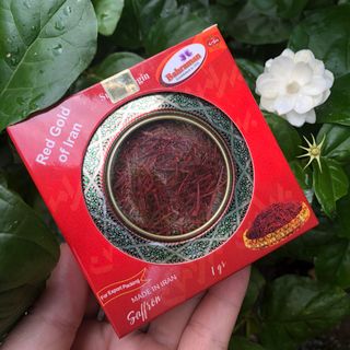 Hộp 1gr (ĐỦ 1G) Saffron Nhụy Hoa Nghệ Tây Iran Loại 1 Negin thương hiệu Bahraman hộp thiếc