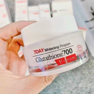 Kem dưỡng trắng da 7 Day #Whitening #Program #Glutathione 700 V-Cream🌸🌸 giá sỉ