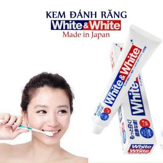 Kem ĐÁNH RĂNG WHITE&WHITE NHẬT CHÍNH HÃNG giá sỉ