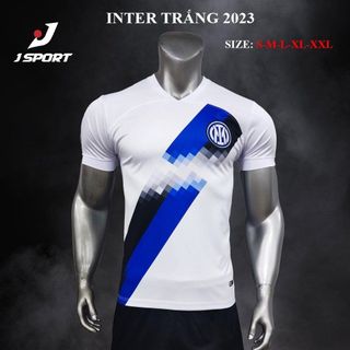 Bộ quần áo thể thao CLB Inter trắng năm 2023-2024 giá sỉ