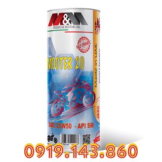 DẦU NHỚT M&M MOOTER XE MÁY NHẬP KHẨU TỪ U.A.E