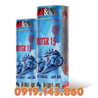 DẦU NHỚT M&M MOOTER XE MÁY NHẬP KHẨU TỪ U.A.E