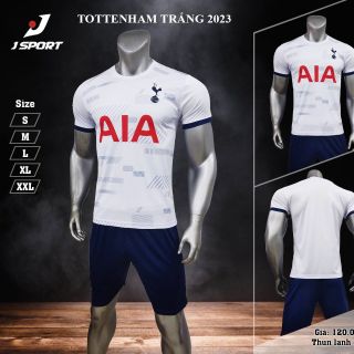 Quần áo thể thao CLB Tottenham trắng năm 2023-2024 giá sỉ