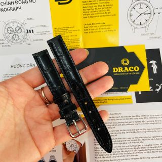 Dây Đồng Hồ - Dây Da Dập Vân Chất Liệu Da Bò Thật - Made in Việt Nam