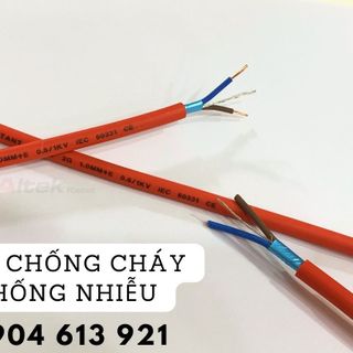 Cáp chống cháy chống nhiễu, cáp tín hiệu báo cháy 2 core 1.0mm, 2x1.5mm, 2x2.5mm