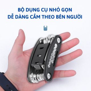 Bộ dụng cụ sửa xe đạp cầm tay 16 chi tiết, dụng cụ tua vít lục giác mini sửa xe đạp leo núi cực kì tiện lợi - Huy Tưởng