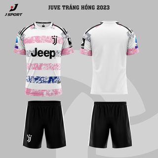 Quần áo thể thao CLB Juve trắng hồng năm 2023-2024 giá sỉ