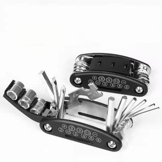 Bộ dụng cụ sửa xe đạp cầm tay 16 chi tiết, dụng cụ tua vít lục giác mini sửa xe đạp leo núi cực kì tiện lợi - Huy Tưởng