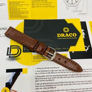 Dây Đồng Hồ - Dây Da Trơn Chất Liệu Da Bò Thật - Made in Việt Nam