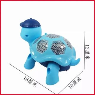 Đồ chơi trẻ em con rùa chạy pin phát nhạc và có đèn led lấp lánh